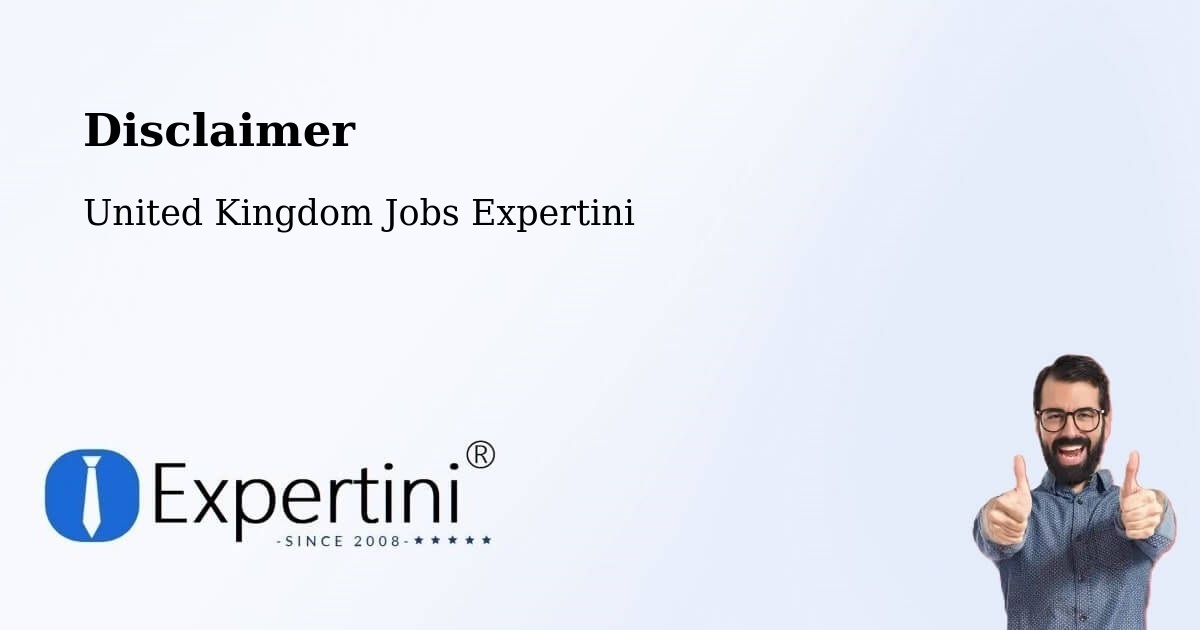 Disclaimer – Minster Lovell - United Kingdom Jobs Expertini